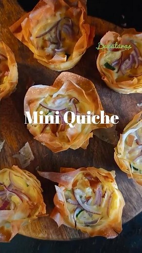 Mini quiche rapid cu șuncă și dovlecei - Simplu, ușor și gustos