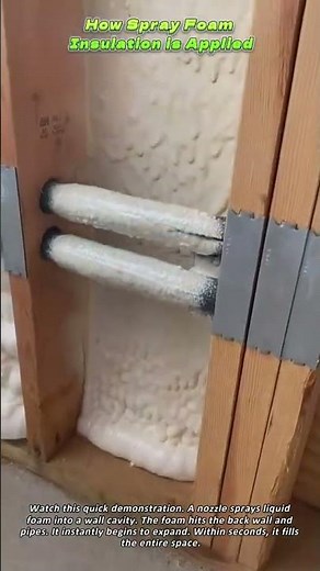 How Spray Foam Insulation is Applied