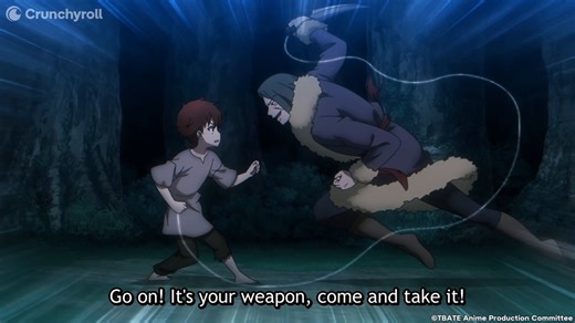 Crunchyroll India on Instagram: "Don’t let his size fool you, striking down bad guys is just another Tuesday for Arthur. 🥱 (via The Beginning After the End)"