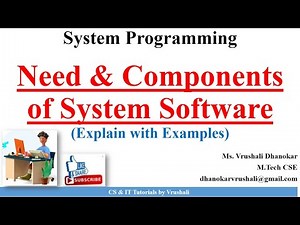 SP 1: Need & Components of System Software | Software & Hardware Components