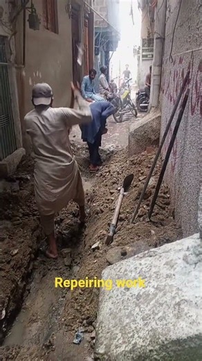 Sewerage paip Repeiring work on Duty MS contractor ⚒️👷