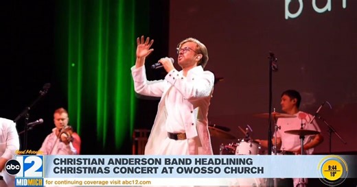 Christian Anderson Band headlining Christmas concert in Owosso