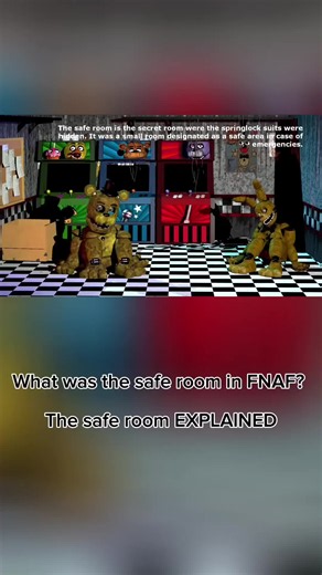 What was the safe room in FNAF? The safe room EXPLAINED #fnaf #fivenightsatfreddys #sfm #michaelafton
