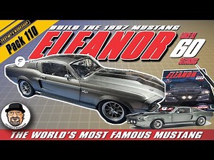 BUILD The 1967 MUSTANG ELEANOR From GONE IN 60 SECONDS In 1:8 Scale - Fanhome - Pack 110