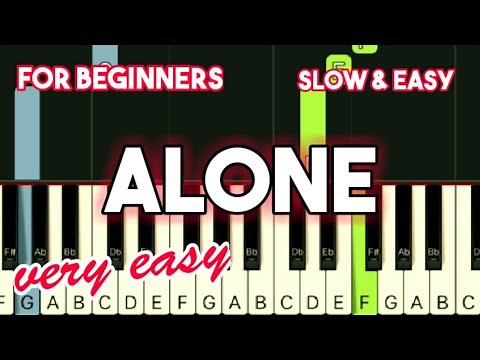 HEART - ALONE | SLOW & EASY PIANO TUTORIAL
