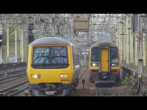 Northern Class 323 & Double EMR Class 158 arrives at Stockport (2/5/23)