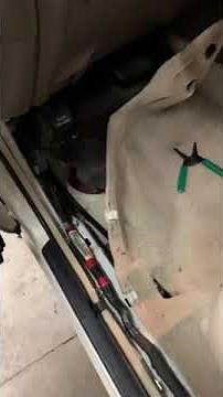 Sunroof drain blocked 1999 Lexus RX300 wet floor issue easy fix