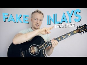 Fake Inlay Sticker: 1 Year Later (Pros & Cons) 🎸 Changing the Inlay Stickers