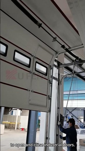 How to Use Manual Chain Hoist for Industrial Door during Power Outage #industrialdoor