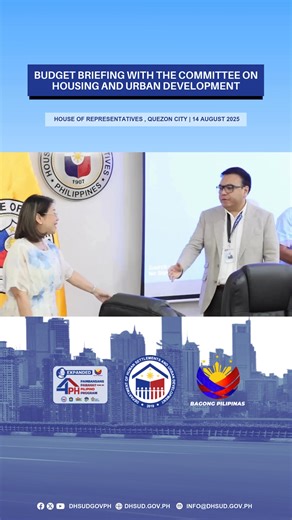 4.8K views · 66 reactions | Budget briefing with the Committee on Housing and Urban Development #DHSUD #BagongPilipinas #4PH #ExpandedPambansangPabahay #SustainableHousing | Department of Human Settlements and Urban Development | Facebook