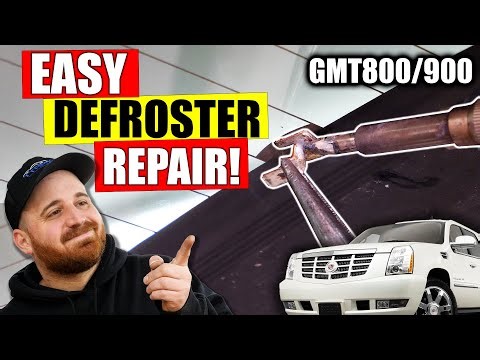 Repairing Broken Window Defroster Tabs with Solder!