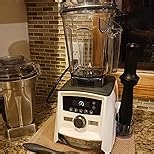 Vitamix Ascent Series A3500 Gourmet SmartPrep Kitchen System with Food Processor Attachment plus 2 additional Blade Discs, 64-ounce Low-Profile Container with SELF-DETECT, White