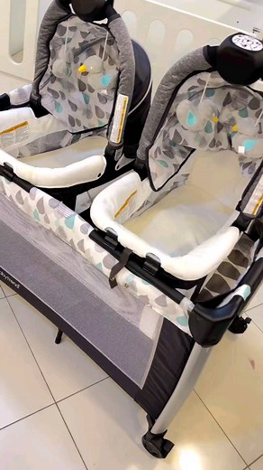 1.6K views · 19 reactions | Twin Musical Cot | Essential Baby Palace | Facebook
