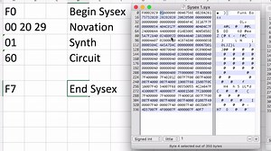 SysEx Programming & The Novation Circuit