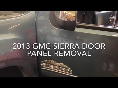 2007-2014 GMC Sierra door panel removal