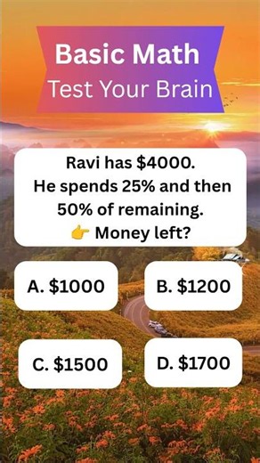 Basic Math Test 897 #maths #mathproblems #shorts #decodethepuzzle #mathfun #riddlejourney #quiz