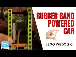 Lego Wedo 2.0 Rubber Band Powered Car Building Instructions