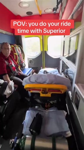 87K views · 406 reactions | Ever wondered what it's like to do a ride along with Superior? DM us if you're interested! #ridealong #ambulance #ems #emtstudent #emslife | Superior Ambulance | Facebook