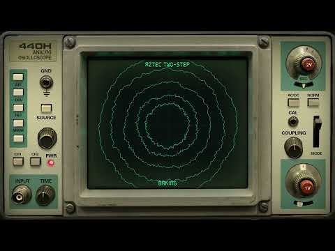 Aztec Two-Step - Baking (Oscilloscope Visualizer)