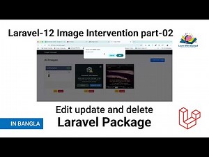 Image Intervention Package Part 2 | Laravel 12 Edit, Update & Delete Tutorial
