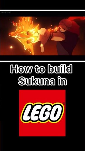 How to build Sukuna from #jujutsukaisen in #lego ! #anime #jjk #sukuna #shibuyaarc