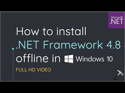 How to install .NET Framework 4.8 offline in Windows 10