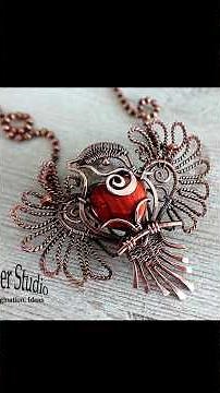DIY Wire Wrapping Magic - Beautiful Bird Jewelry Tutorial