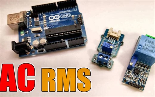 [Electronoobs] Arduino AC RMS测量