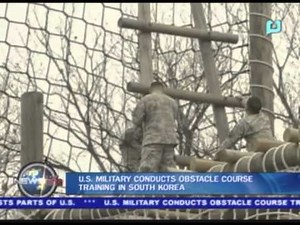 One Global Village: U.S. military conducts obstacle course training in South Korea