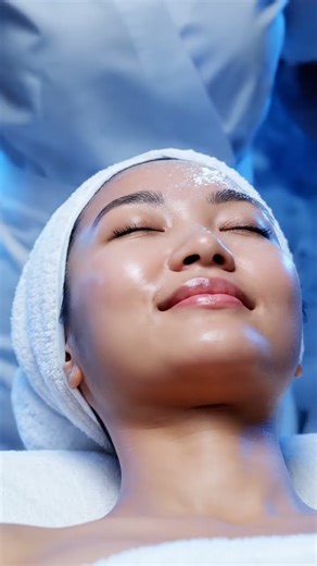Ice & Steam ASMR Facial | Arctic Coolness + Warm Spa Comfort #asmr #relaxingasmr #satisfying
