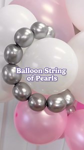 Craft elegance with balloon strings of pearls! 🎈 Follow our easy tutorial to add a chic touch to your events. Perfect for adding sophistication to any celebration. 🎈 #houseofpartyco #balloontutorial #quicktutorial #balloonpearls #howto | House of Party