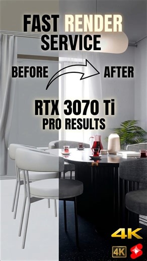 Fast #Blender #Rendering Service ⚡ 4K/8K | RTX 3070Ti | Save Time & Boost Workflow
