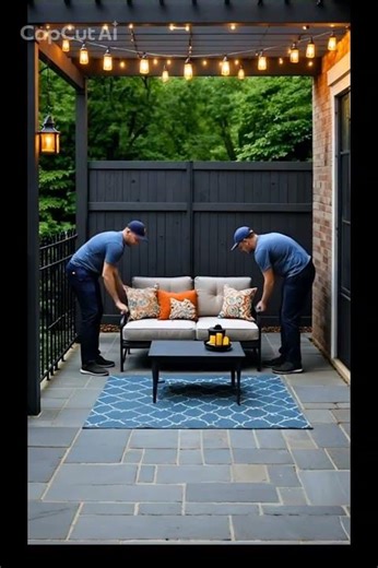 Satisfying 10-Second Patio Flip – Pure Cozy Vibes #home