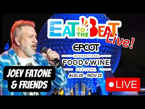 JOEY FATONE Rocks Epcot's Eat to the Beat at Food and Wine Festival! Aug 30 2025 Day 2