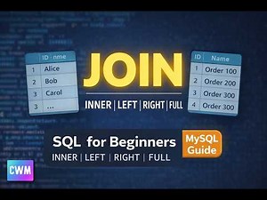 SQL JOINs for Beginners | INNER, LEFT, RIGHT, FULL (MySQL Guide)