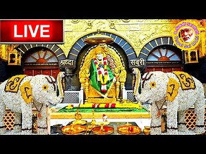 🔴Live Shirdi Sai Baba Aarti Darshan: 19 June 2025