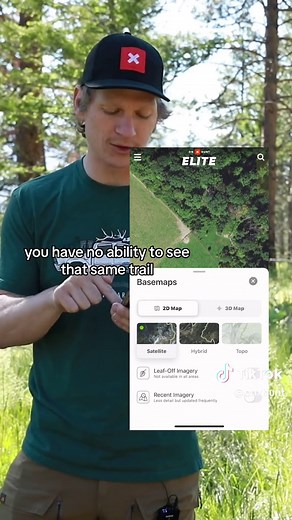 See it all with Leaf Off Imagery. Without the canopy covering the forest floor, you’ll pick up on game trails, water sources and more. #onxhunt #hunting #app
