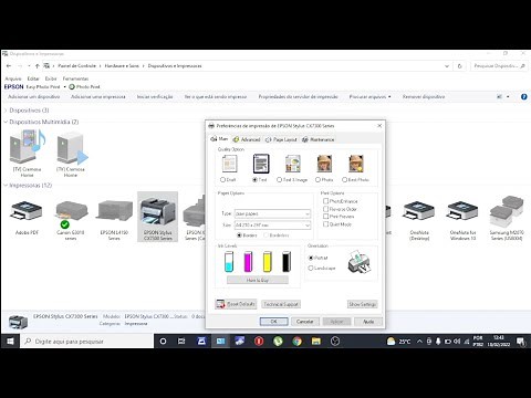 Como configurar impressora Epson para imprimir em alta qualidade.