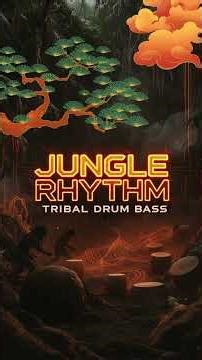 JUNGLE RHYTHM 🍃 Tribal Drum Bass | Raw Primal Energy (160 BPM) #Shorts