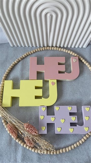 3D Print File "hej" 3MF | Modern Text Lettering | Decorative Lettering | DIY Gift Idea | Commercial Use Permitted - Etsy