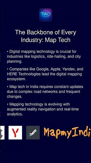 The Backbone of Every Industry: Map Tech