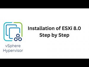 Installation of ESXi 8.0 Step by Step on VMware Workstation Pro