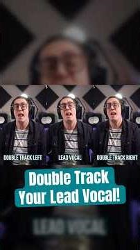 Double Tracking Vocals = Instant Power #Vocals #Shorts #MusicProduction