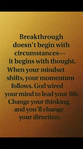 "Think Different, Live Different" Breakthrough doesn’t begin with circumstances—it begins with thought. When your mindset shifts, your momentum follows. God wired your mind to lead your life. Change your thinking, and you’ll change your direction. #motivation #dailymotivation #quotes #success #facts | Kelvin Okiomah