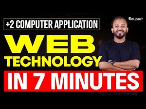Plus two Commerce | Computer Application | Web Technology in 7 Minutes | Eduport