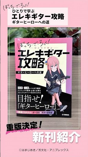 【新刊紹介】アニメ「ぼっち・ざ・ろっく！」ひとりで学ぶエレキギター攻略～ギターヒーローへの道～