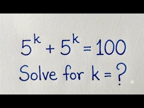 Solve for K in this nice algebra equation | Math