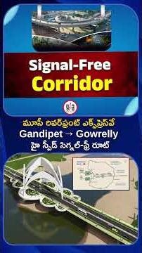 Hyderabad’s Biggest Road Project | 43 km Musi River Expressway | greatandhra