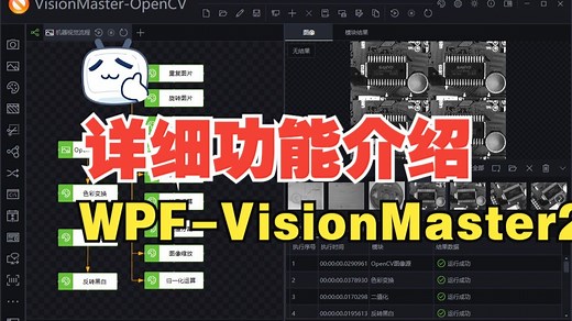 【WPF-VisionMaster-OpenCV2.0】2.详细功能介绍
