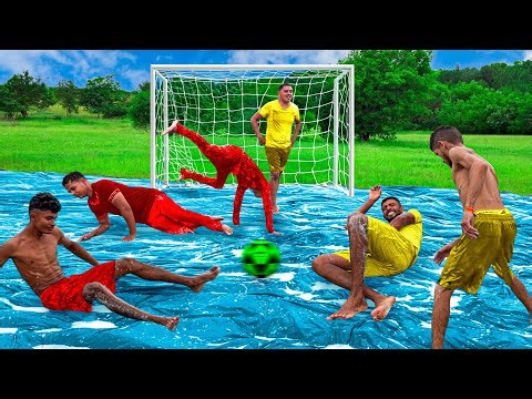 THIS IS THE PLUS AND MOST DANGEROUS SOAP FOOTBALL CHALLENGE